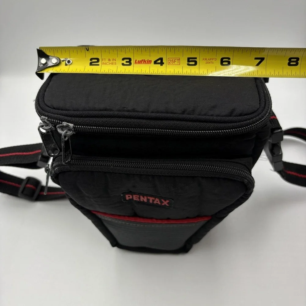 Pentax Black Nylon‎ Camera Shoulder Holster Bag Belt Loop Padded Strap Case DSLR